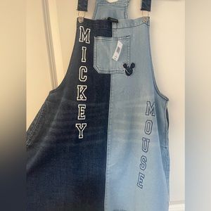 Disney Mickey Mouse denim pinafore